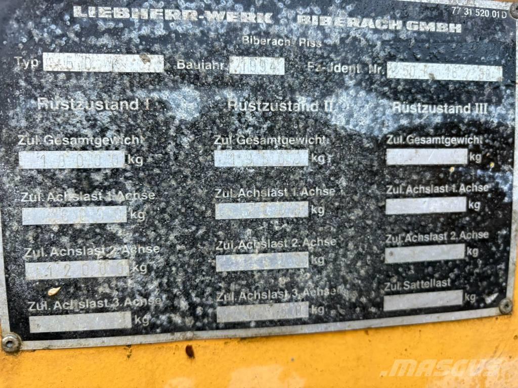 Liebherr 50 K Byggkranar