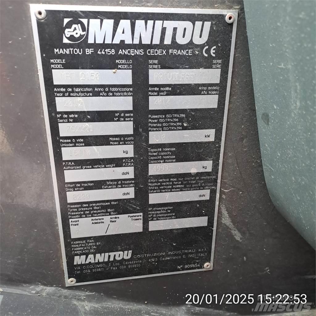 Manitou 2150MRT Teleskoplastare