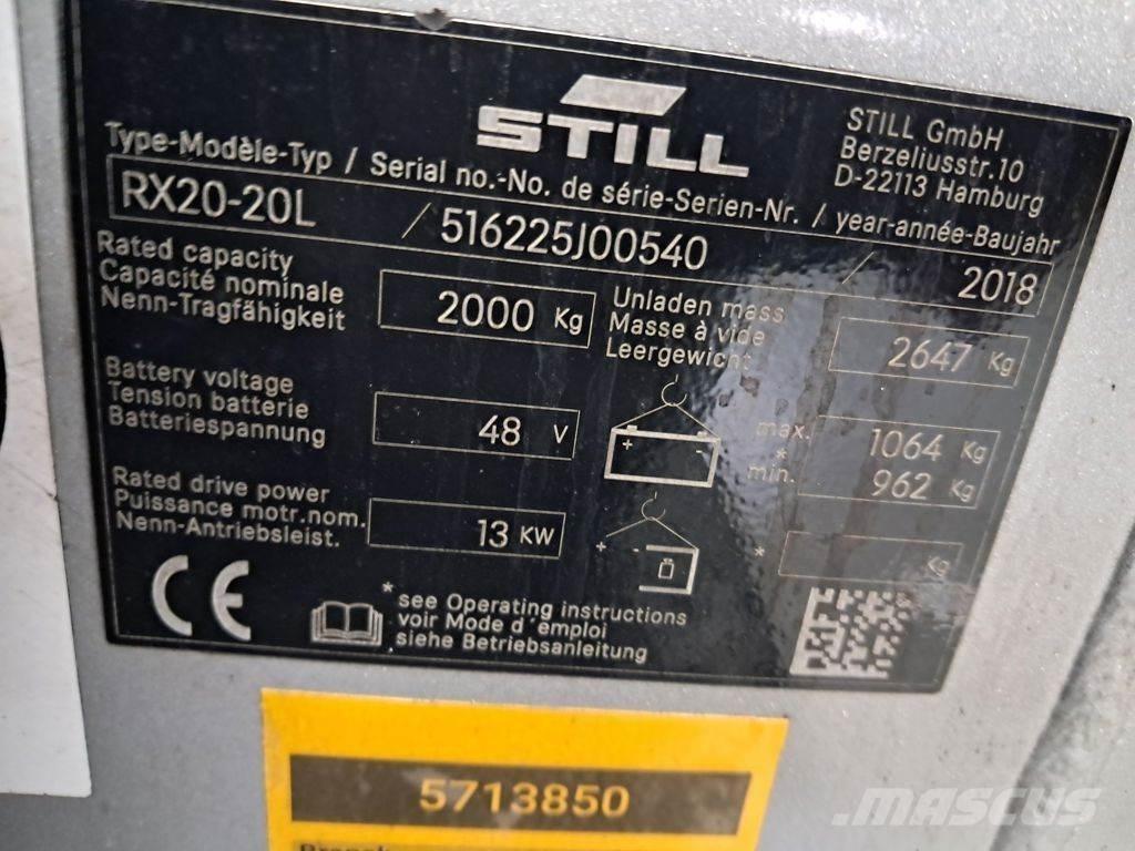 Still RX20-20L Elmotviktstruckar