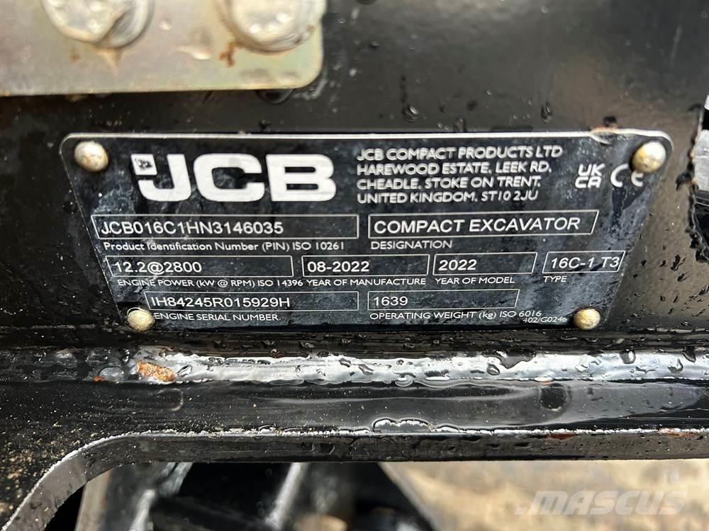 JCB 16C-1 Minigrävare < 7t