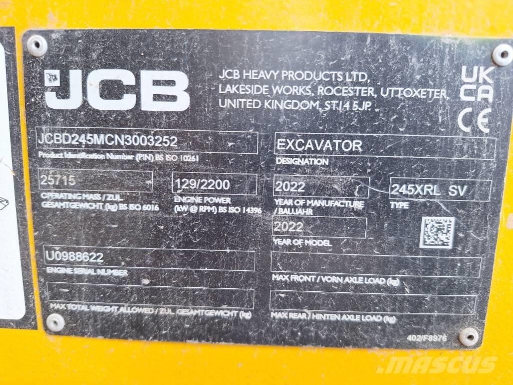 JCB 245 XR LC Bandgrävare