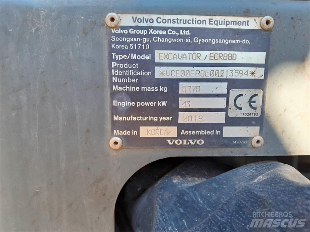 Volvo ECR88 Minigrävare < 7t