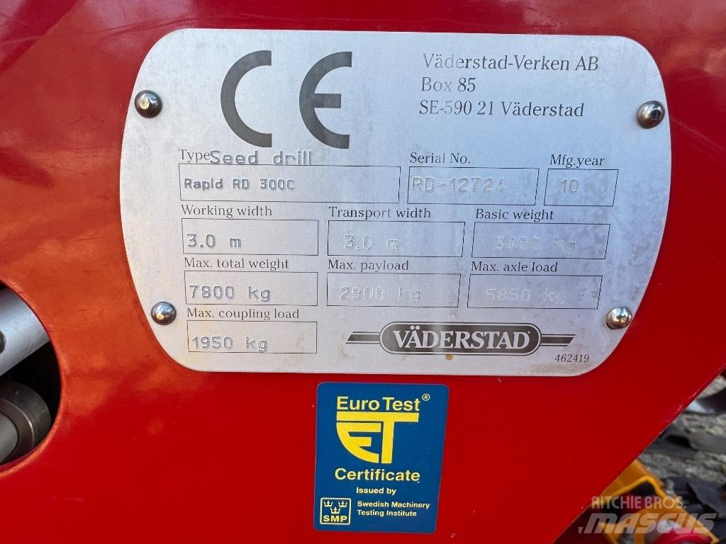 Väderstad Rapid 300C Kombisåmaskiner