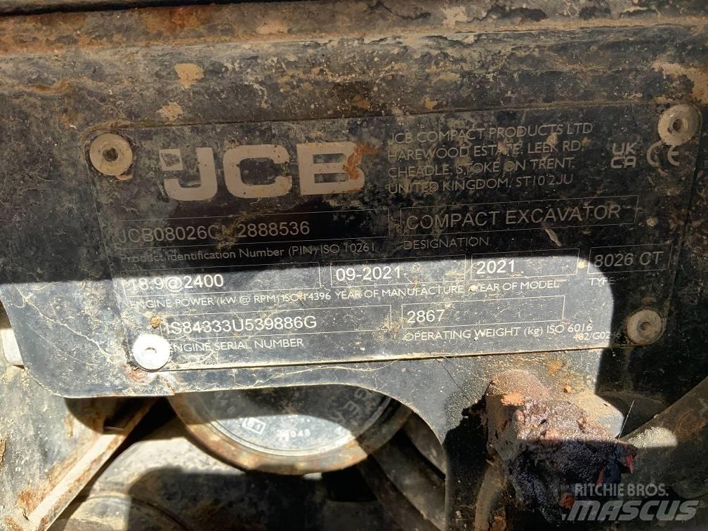 JCB 8026 CTS Minigrävare < 7t
