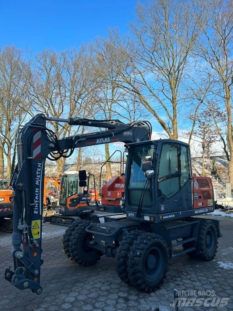 Atlas 140W-BLUE Hjulgrävare