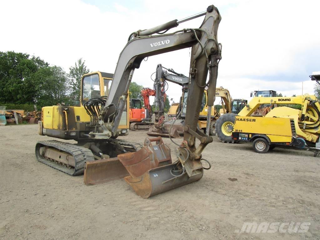 Volvo EC 70  ECR 88 Midigrävmaskiner 7t - 12t