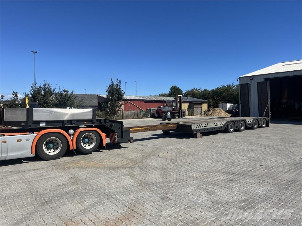 AMT 4 aksler Låg lastande semi trailer