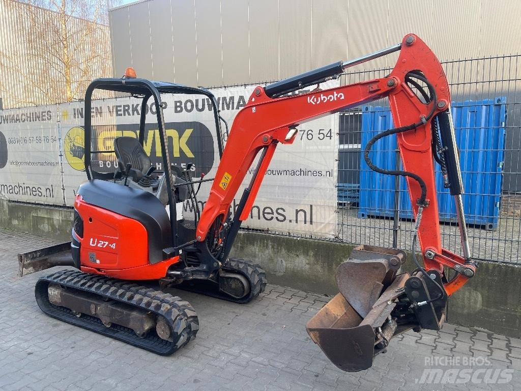 Kubota U 27-4 Minigrävare < 7t
