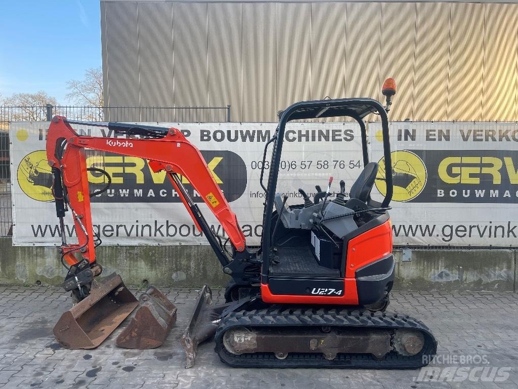 Kubota U 27-4 Minigrävare < 7t