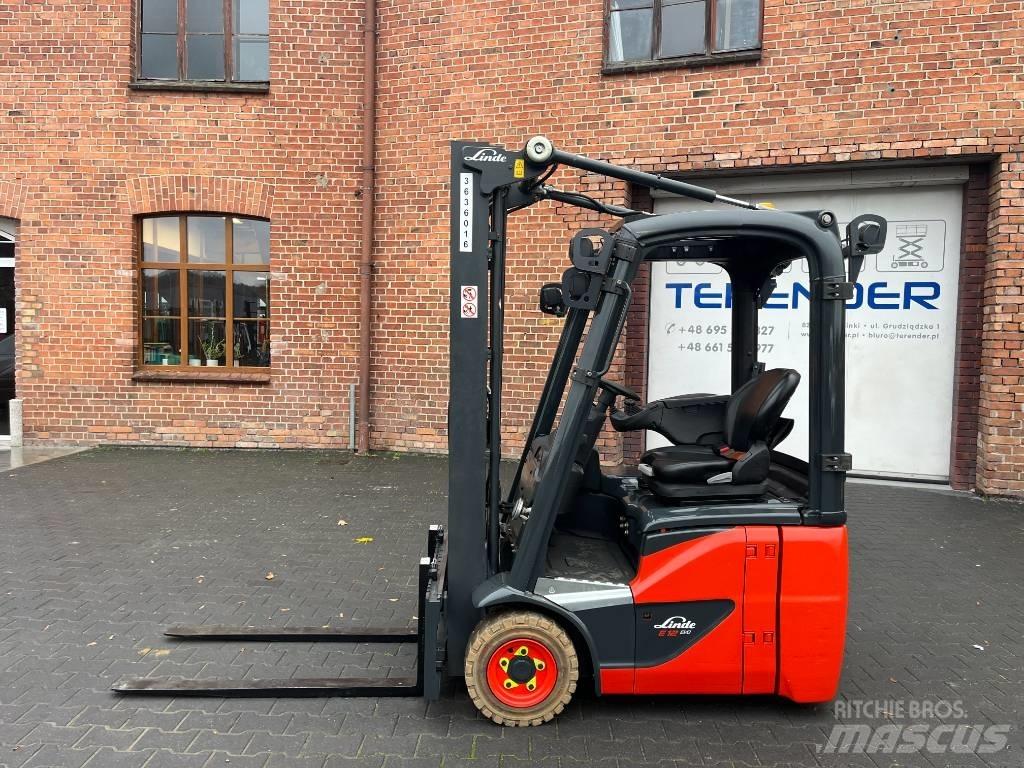 Linde E 12 Elmotviktstruckar