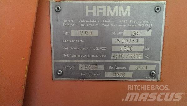 Hamm DV8K Tvåvalsvältar