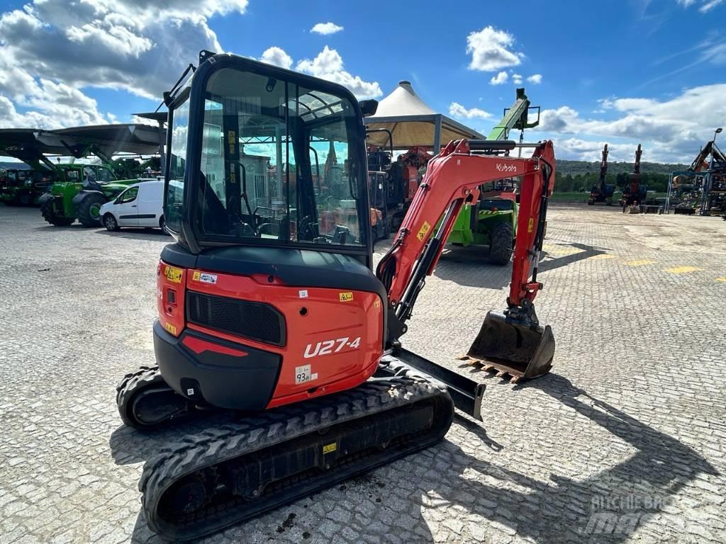 Kubota u27 hi Minigrävare < 7t