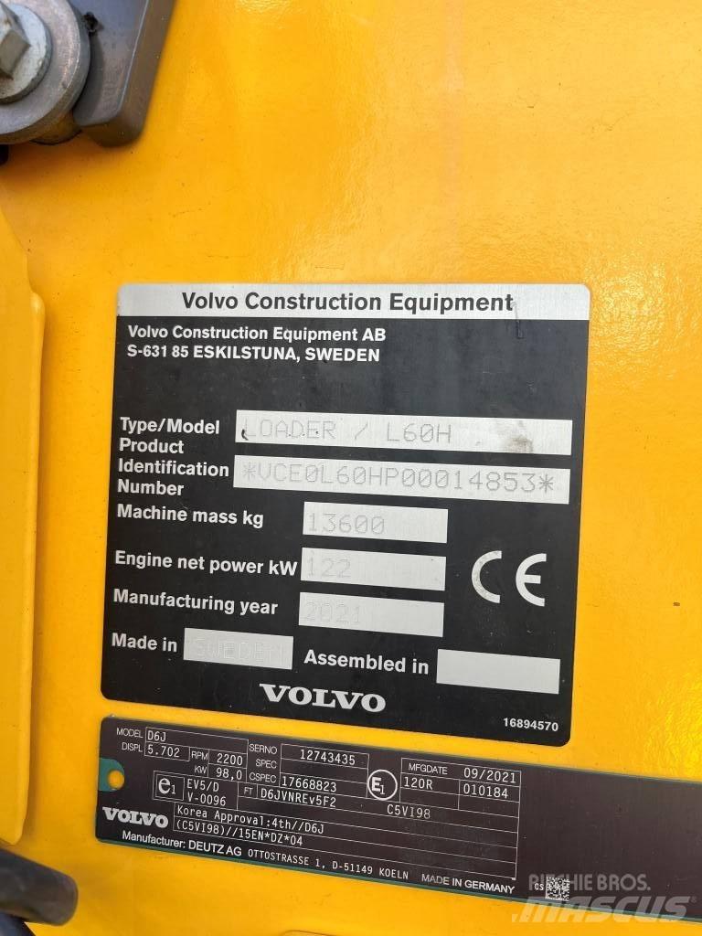 Volvo L60H Hjullastare