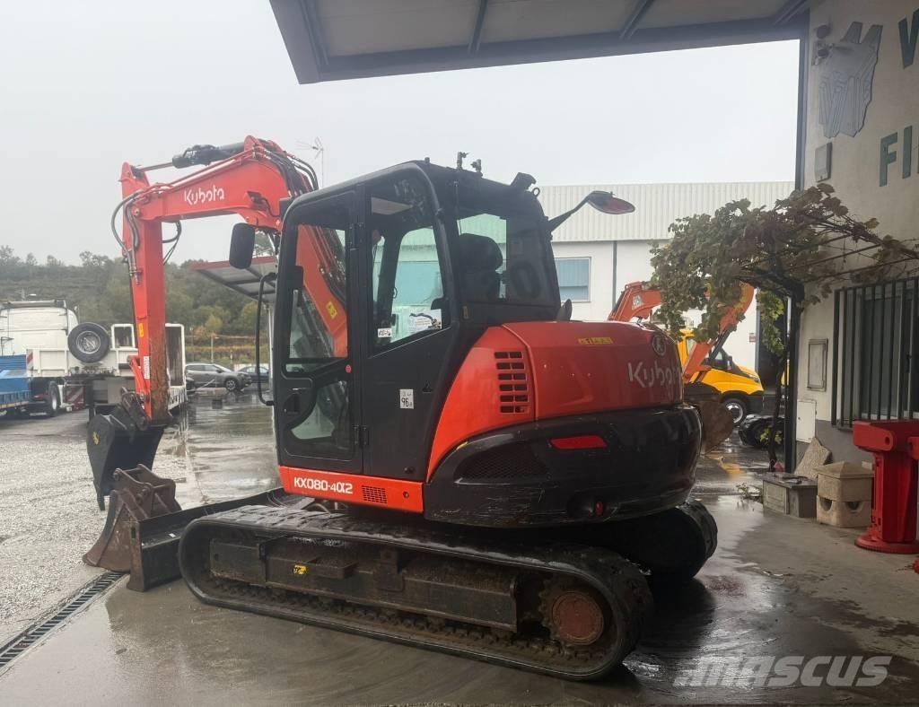 Kubota KX 080 Midigrävmaskiner 7t - 12t