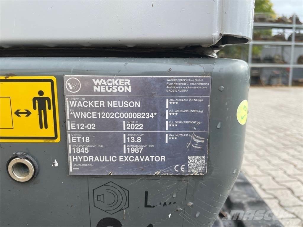Wacker Neuson ET18 Bandgrävare
