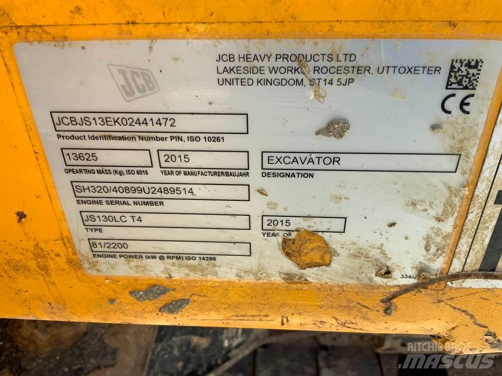JCB JS 130 LC Bandgrävare
