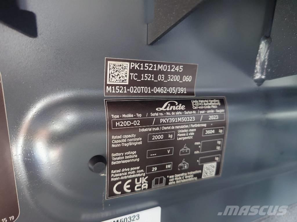 Linde H 20 D Dieselmotviktstruckar