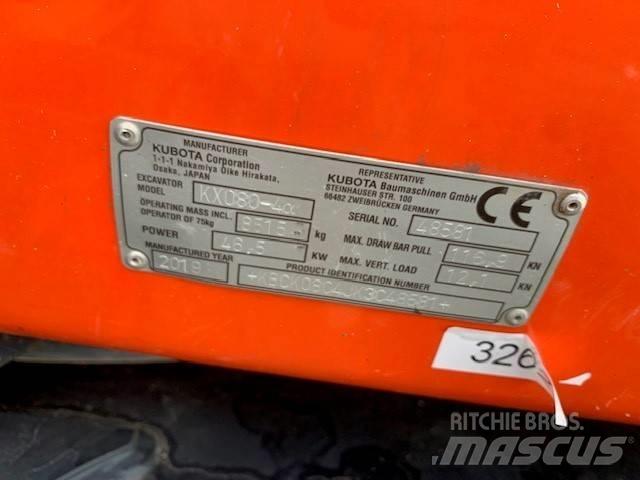 Kubota KX 080-4 Midigrävmaskiner 7t - 12t