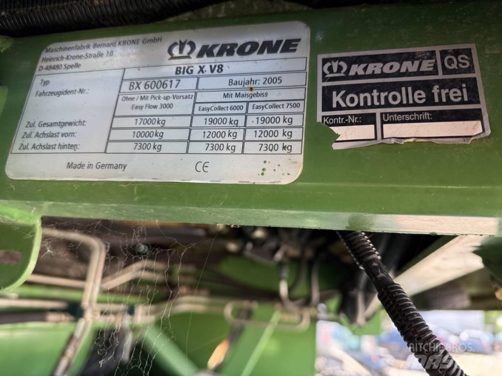 Krone Big X V8 Självgående fälthackar