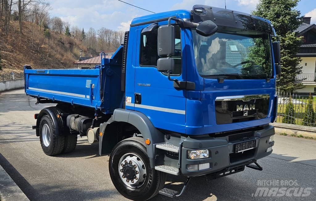 MAN TGM 18.290 4X4 Tippbilar