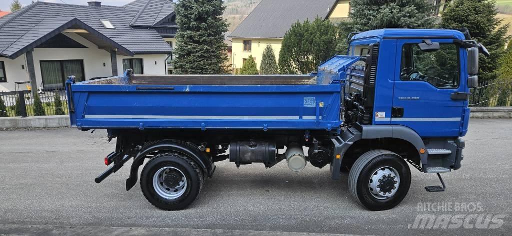 MAN TGM 18.290 4X4 Tippbilar