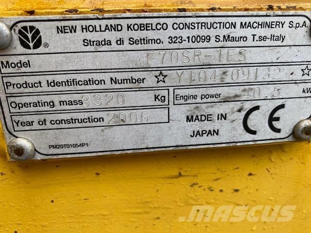 New Holland E 70 SR Midigrävmaskiner 7t - 12t