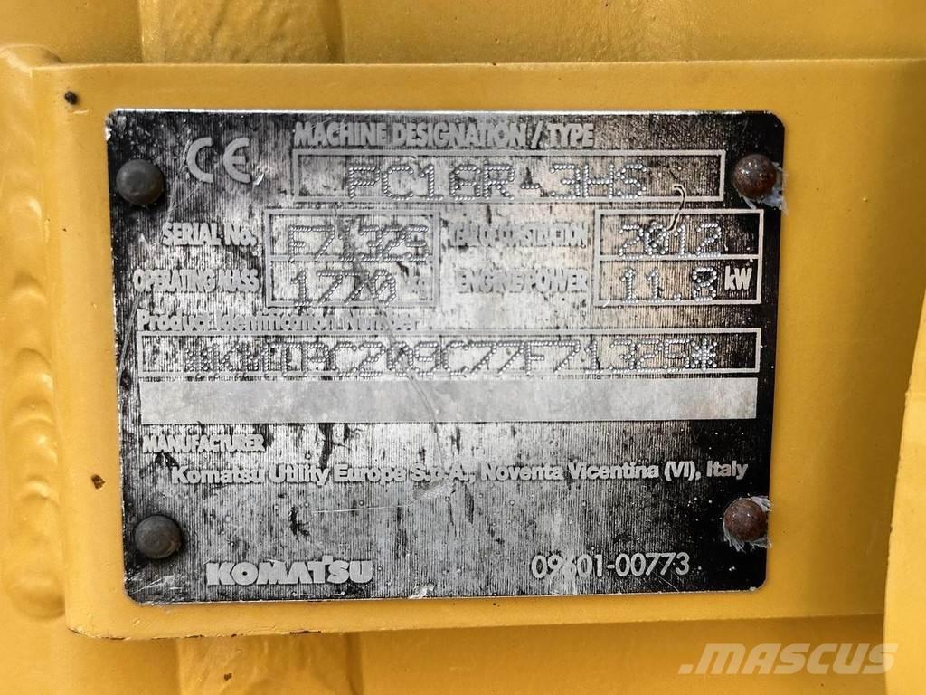 Komatsu PC16R-3HS Minigrävare < 7t