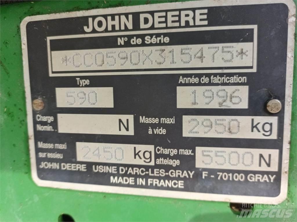 John Deere 590 Rundbalspressar