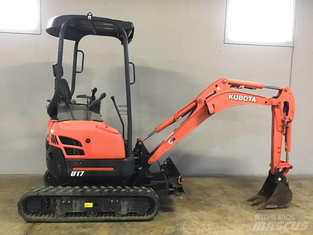 Kubota U 17 Minigrävare < 7t