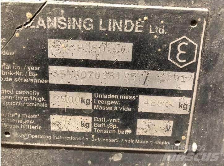 Linde H25D Dieselmotviktstruckar