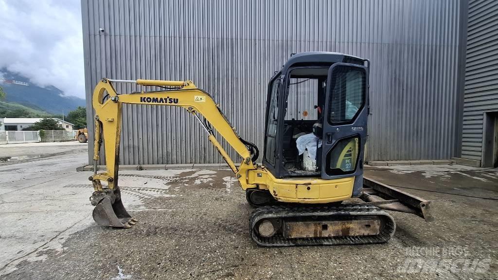Komatsu PC27MR Minigrävare < 7t
