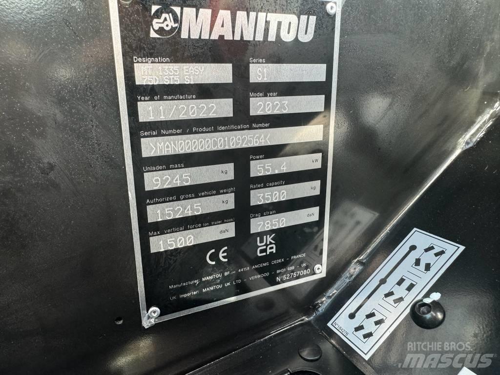 Manitou MT 1335 Teleskoplastare