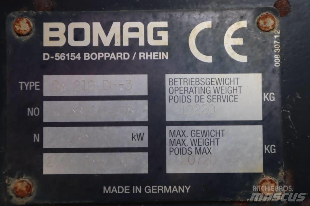 Bomag BW 219 DH-3 Envalsvältar