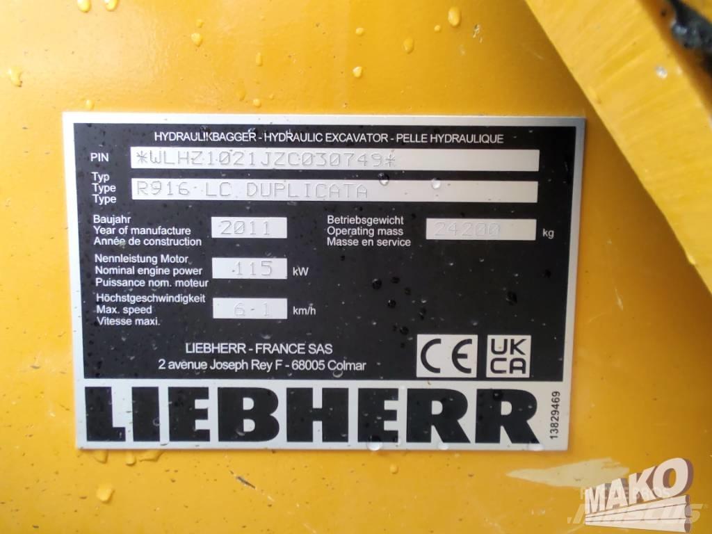 Liebherr R 916 Bandgrävare