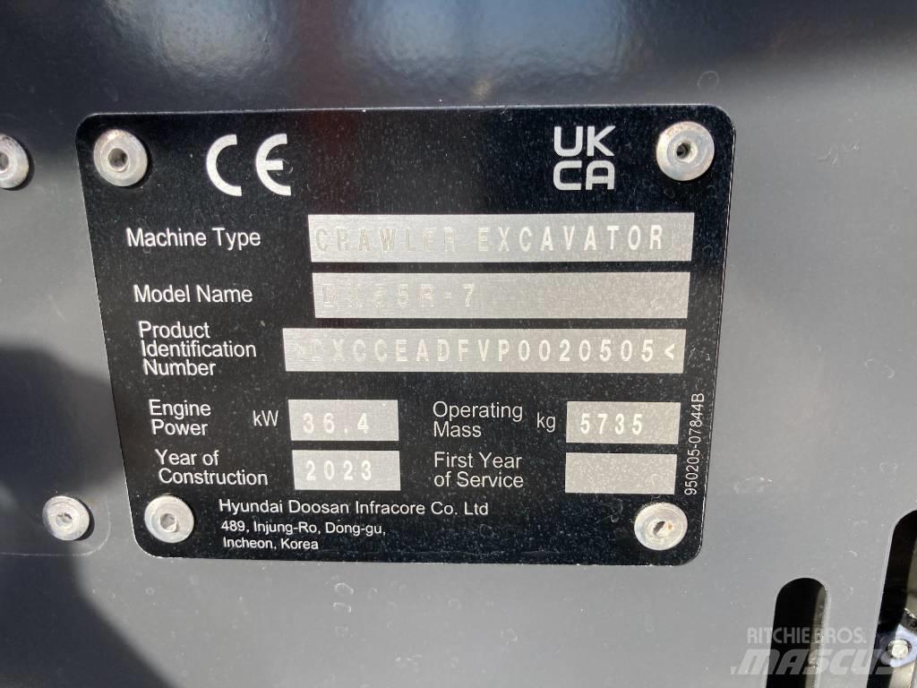 Develon DX 55 R-7 Minigrävare < 7t