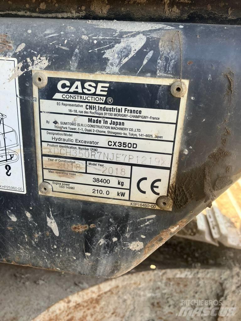 CASE CX 350 D Bandgrävare