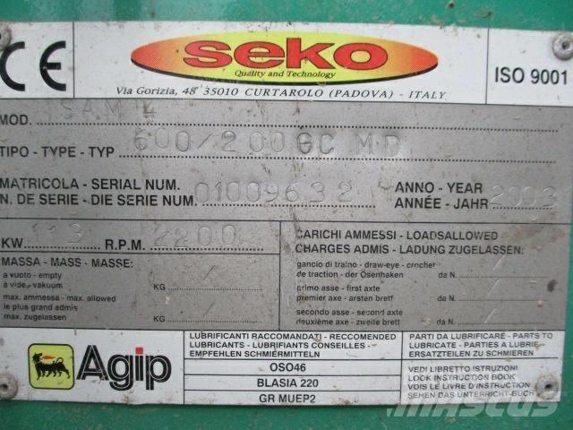 Seko 600/200GC MD Flishuggar