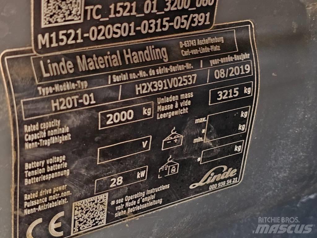 Linde H20T-01 Gasolmotviktstruckar