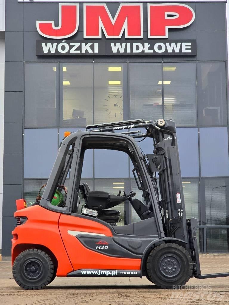 Linde H30T-01 Gasolmotviktstruckar
