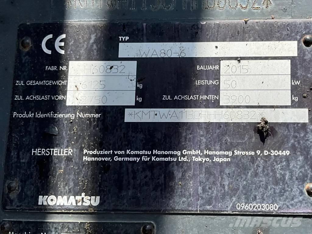Komatsu WA 80-6 Hjullastare