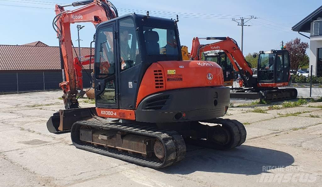 Kubota KX 080-4 Midigrävmaskiner 7t - 12t