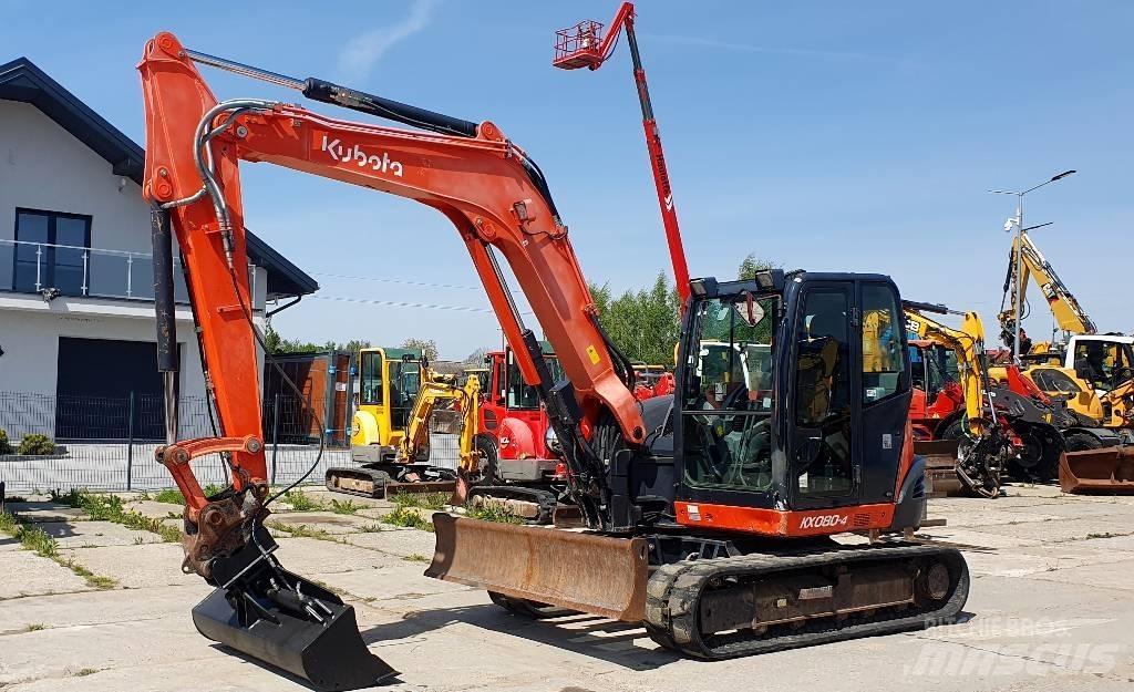 Kubota KX 080-4 Midigrävmaskiner 7t - 12t
