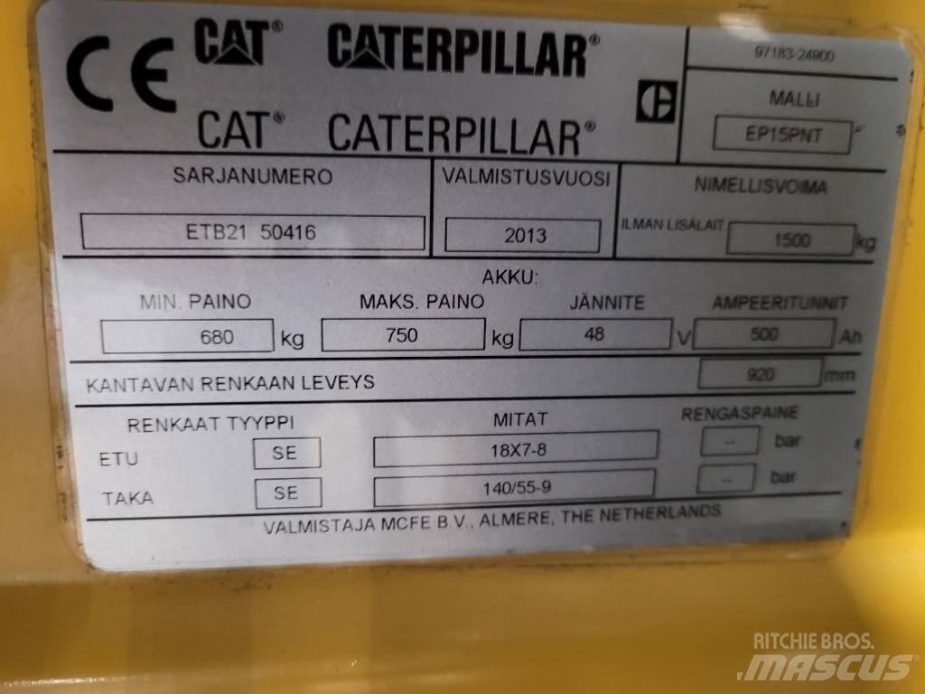 CAT EP15PNT Elmotviktstruckar