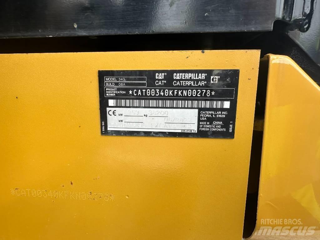 CAT 340 Bandgrävare