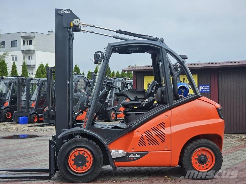 Linde H45T-02 Gasolmotviktstruckar