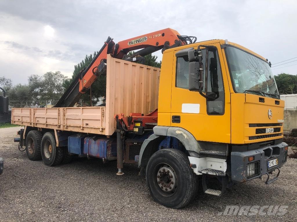 Iveco Euro trailer Kranbilar