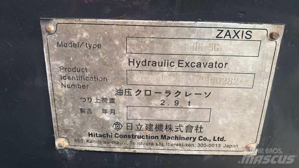 Hitachi zaxis350 Bandgrävare