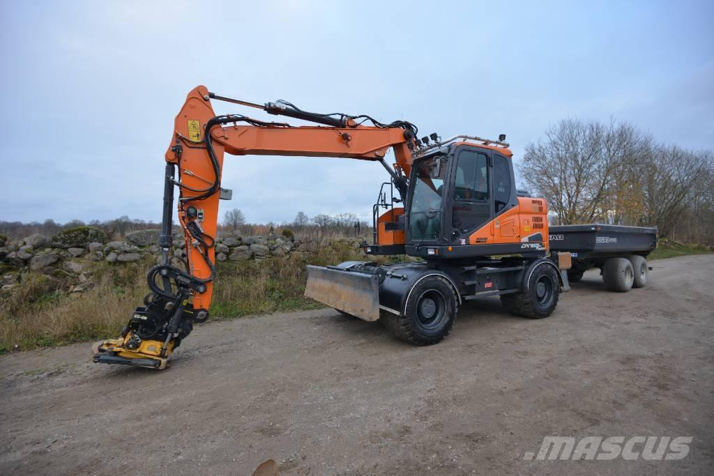 Doosan DX 165 W-5 Hjulgrävare