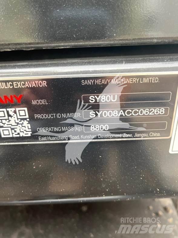 Sany SY80U Bandgrävare