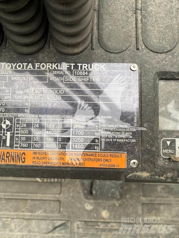Toyota 8FGU25 Dieselmotviktstruckar